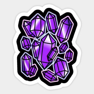 Amethyst Quartz Sticker